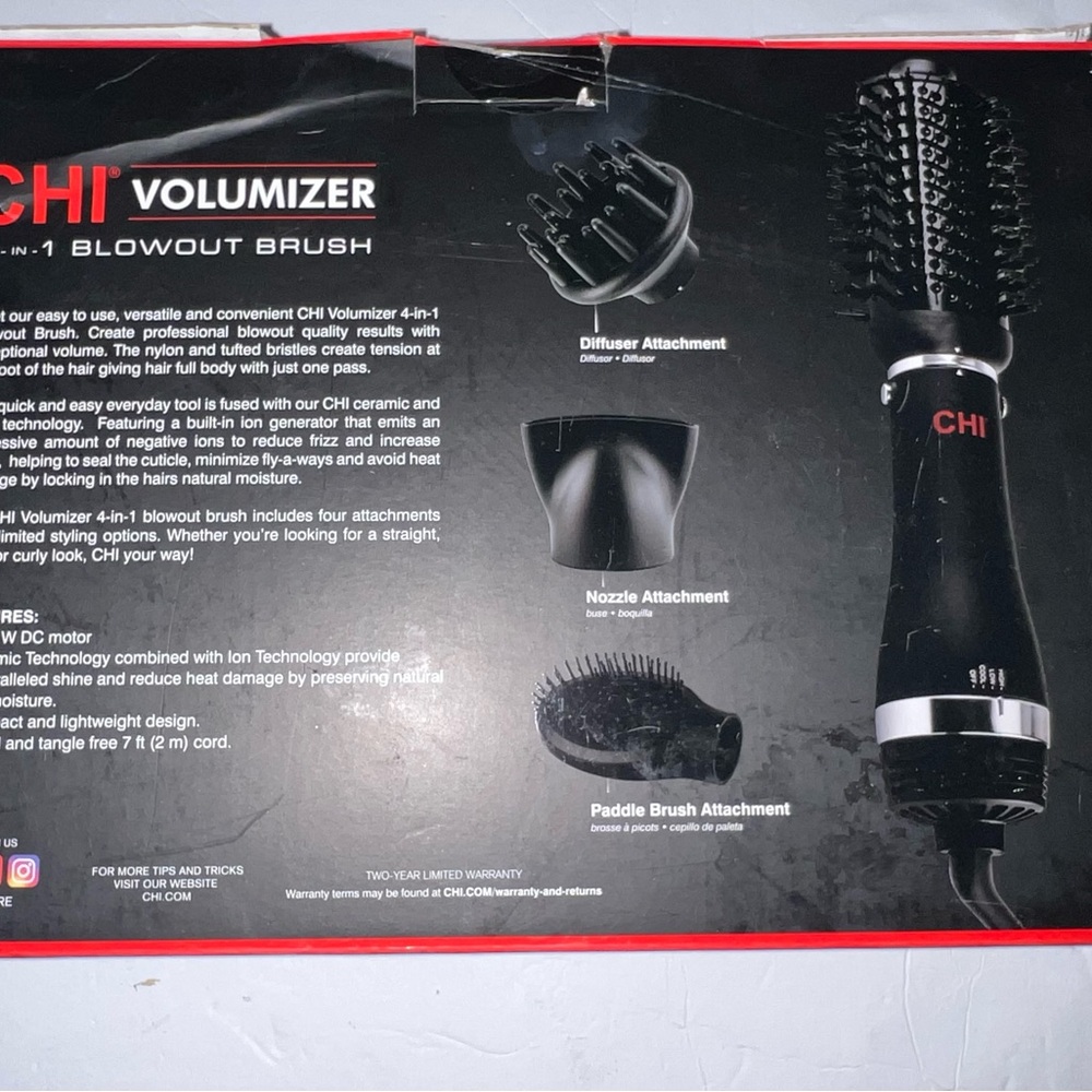 CHI Volumizer 4-in-1 Blowout Brush - Picture 9 of 16